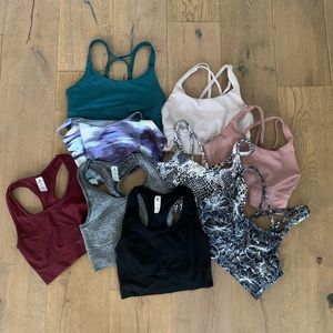 Longline sports bra bundle